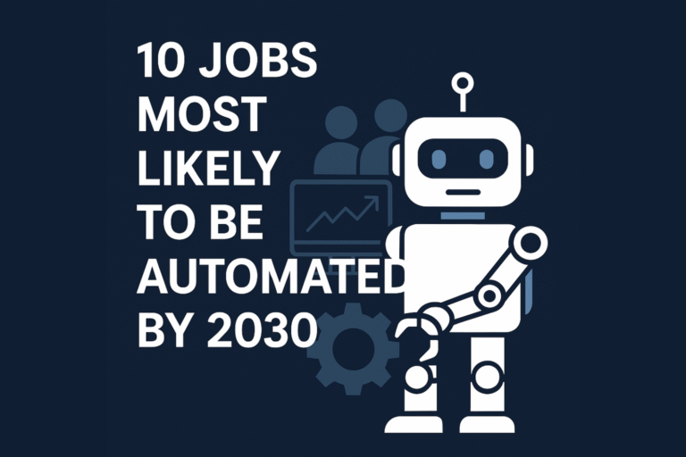 10 Jobs Most Likely to Be Replaced by Al by 2030